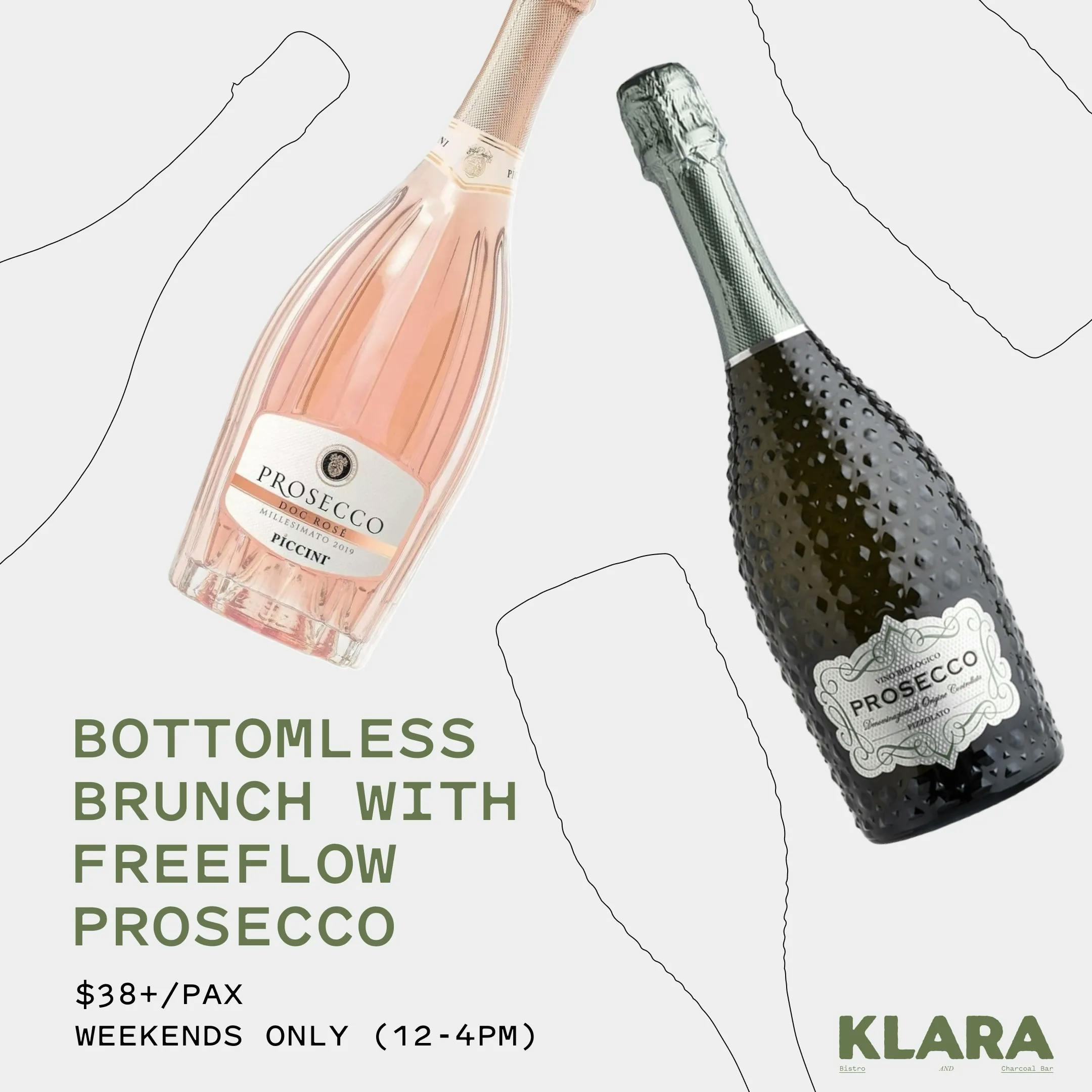 KLARA Charcoal Dining + Bar - PROSECCO BRUNCH ADS